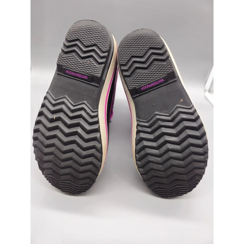 Sorel Yoot Pac Purple‎ Nylon Waterproof Winter Snow Boots NY1879-562 Girls sz 3